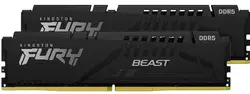 Kingston Пам'ять ПК DDR5 32GB KIT (16GBx2) 5200 FURY Beast Black EXPO